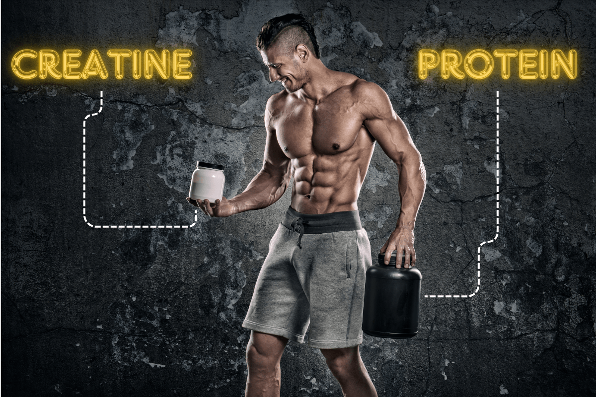 Can you mix creatine with protein powder